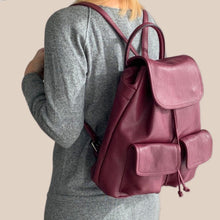 Cargar imagen en el visor de la galería, Mochila MARCELLA Bordo